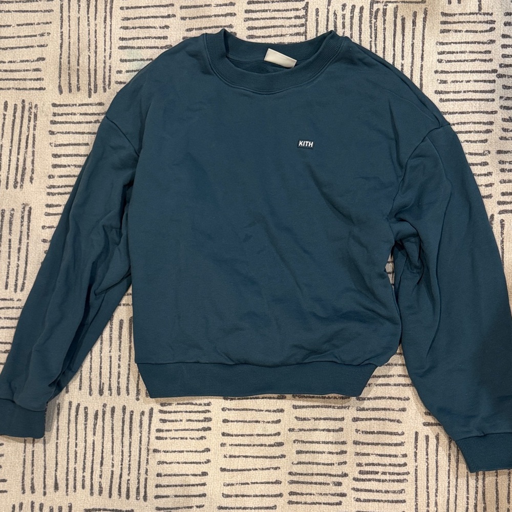 Kith Teal Crewneck Sweater